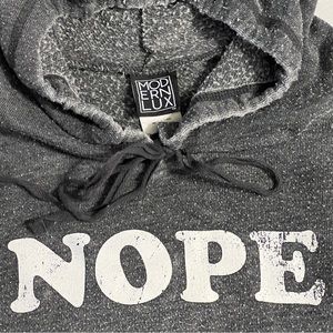 ModernLux “Stonewashed” NOPE hoodie women's XL